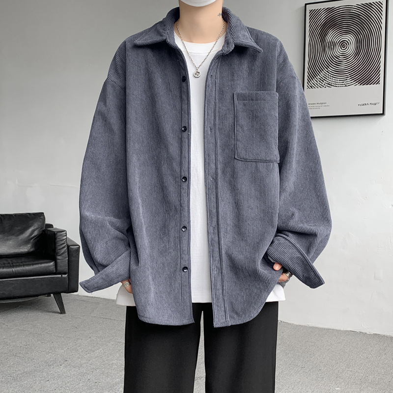 Warm corduroy Japanese shirt