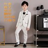 Children's summer classic suit, dress for boys, piano, noble cut, suitable for teen, for catwalk