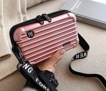 PC duro Shell bolsa de cosméticos fijo LOGO hombro mensajero bolsa de viaje conveniente bolsa de lavado bolsa de almacenamiento de equipaje