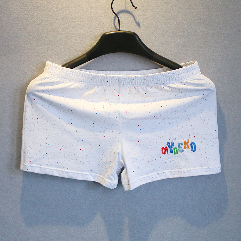 새로운 느슨한 Arrow Pants 코튼 남성 속옷 편지 인쇄 편안한 통기성 캐주얼 홈 파자마 바지 복서 팬티