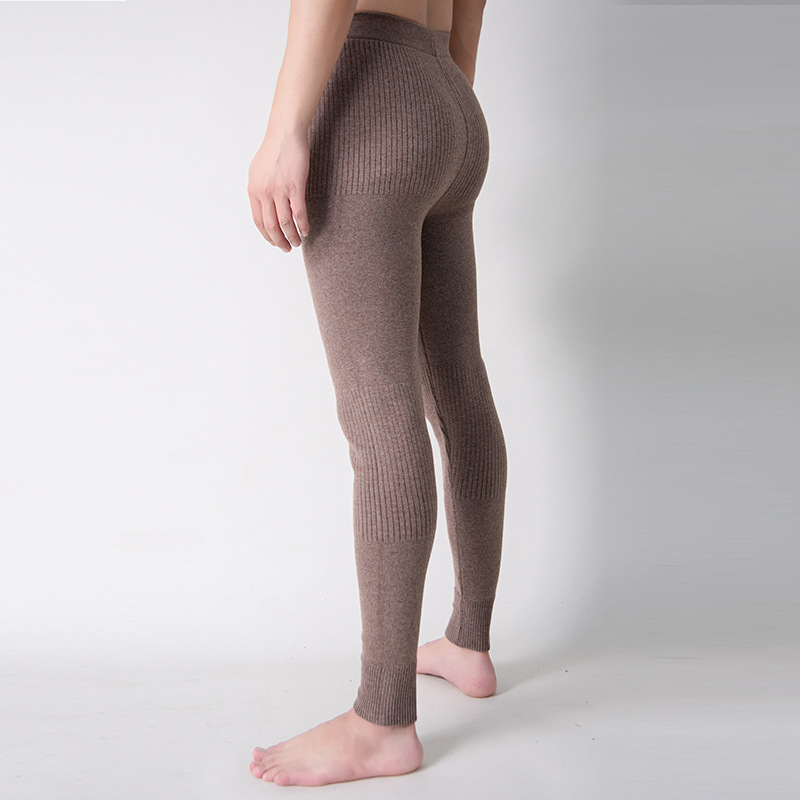 Three Island Japan YKA Wool Heating Pants Knit Pants Winter Heating Leggings Men's Wool Pants Men's Underwear