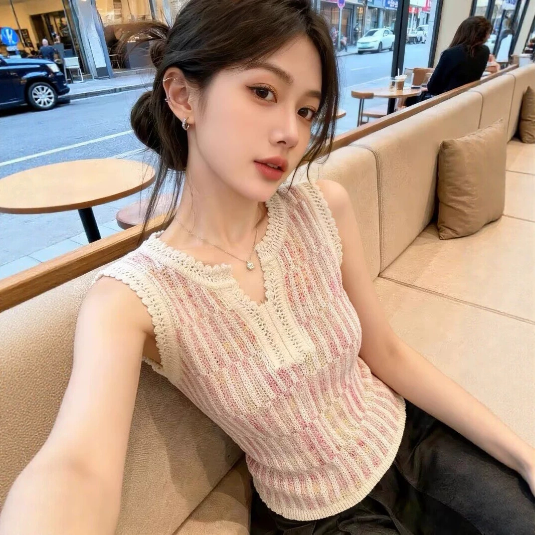 Áo thun nữ cổ tròn tay ngắn phong cách ngọt ngào, chất liệu cotton thoáng mát — màu hồng chi tiết 4