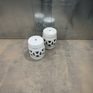 Ceramic Drum Stool Chinese American Porcelain Stool Living Room Hotel Ornaments Porcelain Stool Side Table Round Table Bathroom Stool Dressing Table