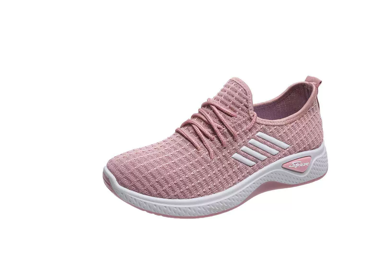 Women’s sports shoes, breathable knit upper, lightweight casual sneakers, sizes 36–40