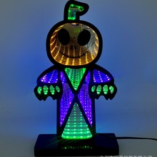 跨境亚马逊新款隧道灯万圣节led氛围灯USB南瓜灯装饰灯灯饰小夜灯