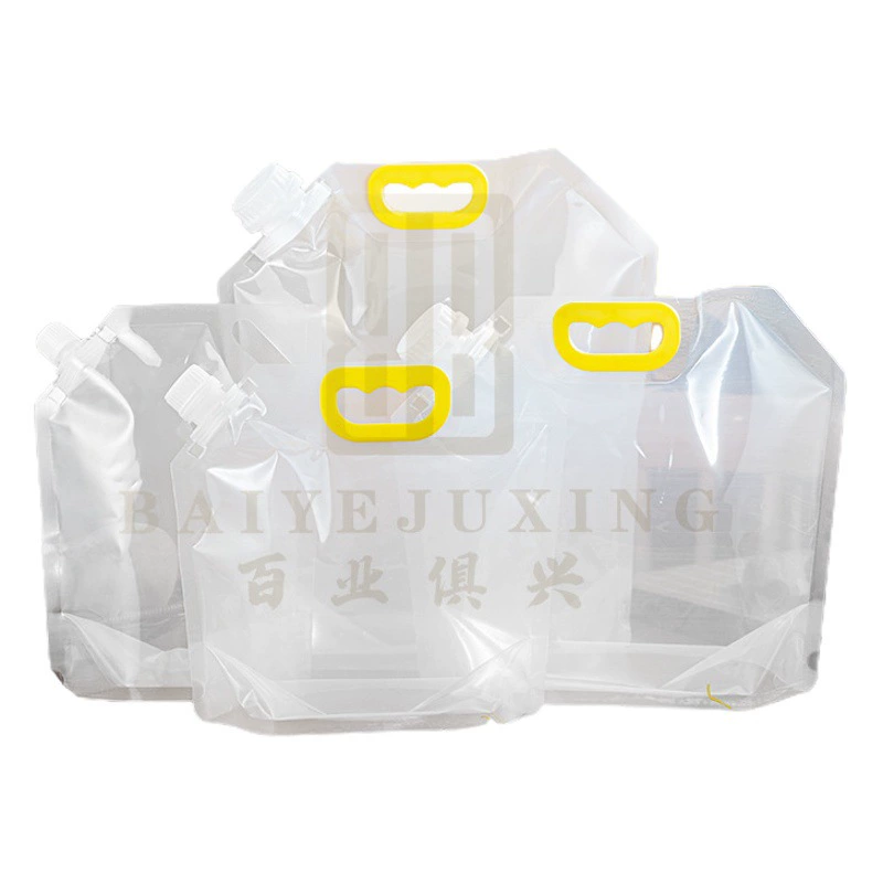 Мешок для хранения зерна прозрачный самонесущий мешок для всасывающей насадки герметичный мешок для хранения зерна риса мешок для зерна оптом