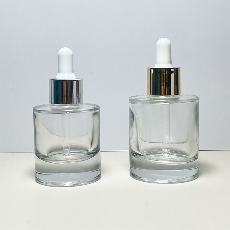 現物30mlスポイト精油瓶ガラス分注瓶厚原液瓶50ml円柱精華瓶|undefined
