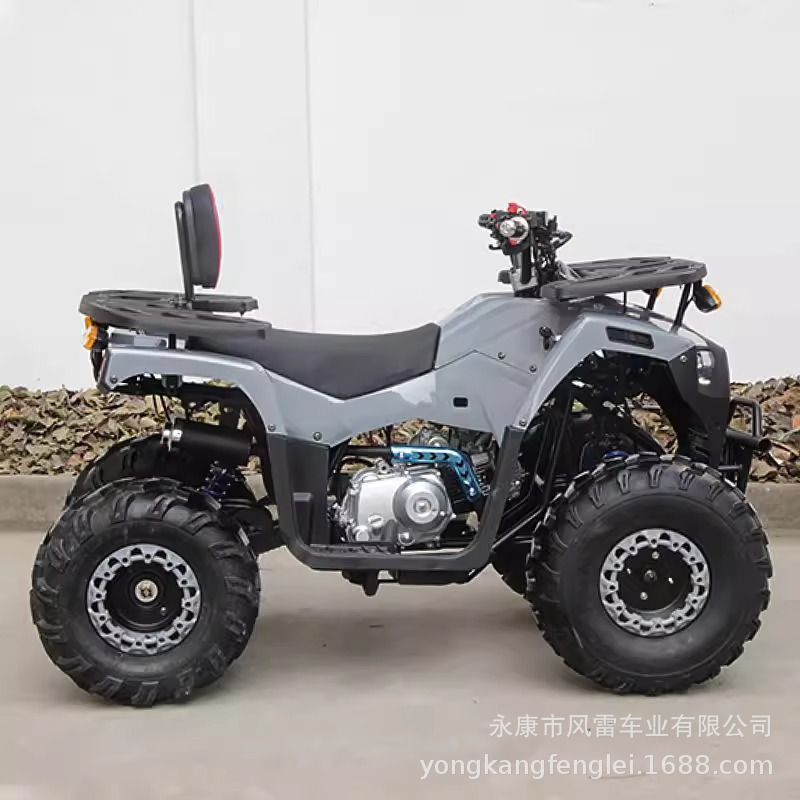 Cuatrimoto Todoterreno ATV de Hierro y Plástico con Transmisión por Eje e Inicio Eléctrico