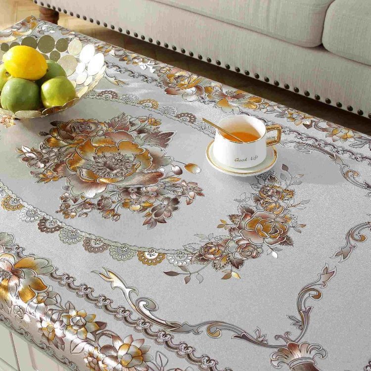 Waterproof, Oil-Proof, Anti-Scalding Coffee Table Tablecloth, No-Wash Rectangular Home Living Room Light Luxury New Tablecloth Dropshipping
