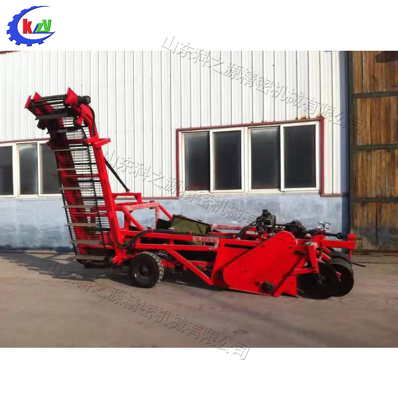 土豆收货装车一体机 土豆地瓜根茎植物收获机 自动土豆收货装车机