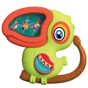 Cartoon Bird Piano Children's Educational Button Music Toy Light Soothing Instrument Toy Enters Amazon Hot Sale