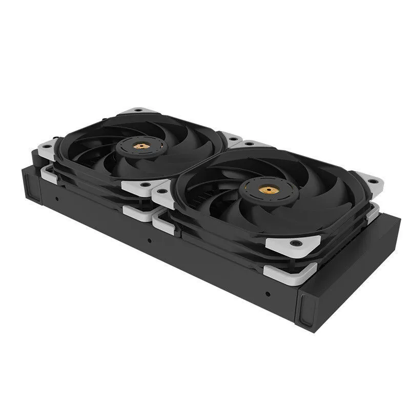 TT desktop computer host integrated CPU water -cooled radiator ARGB rotating screen high -performance temperature control fan