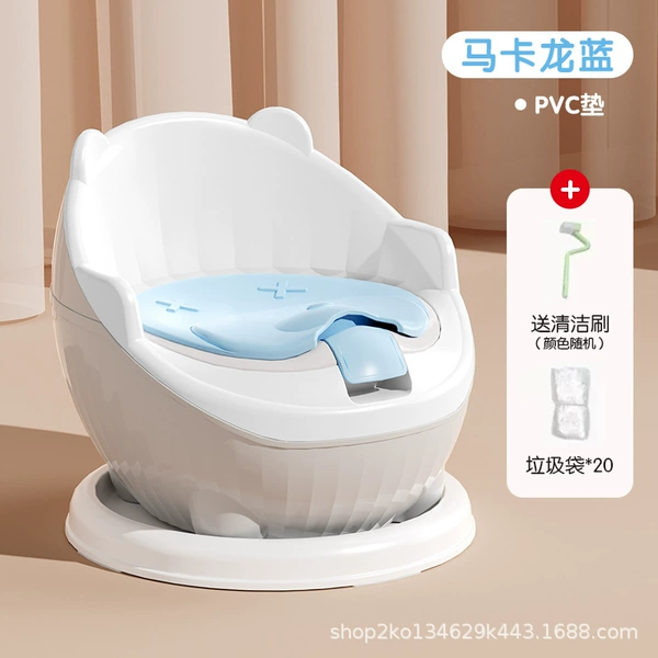 Blue hygienic brush PVC