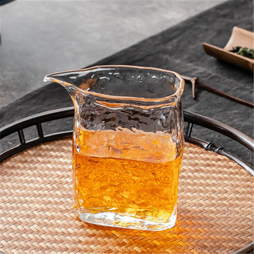 Exported to Japan, Wuyu Lanyue Fair Cup, handmade heat-resistant glass uniform cup, Taoist tea set, simple texture