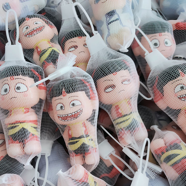 Nezha 2 Merchandise Figurine Movie Q Squishy Toy Internet Sensation Slow Rebound Toy Ao Bing Stress Relief Doll