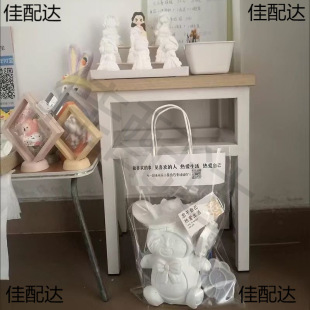 Wind Plaster Doll Bag Transparent Handbag Handmade Tufted Oil Painting Bag