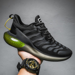 2024 Spring Live Stream Net Surface Breathable High-Quality Popcorn Thick Sole Sports Shoes Hot Casual Dad Shoes