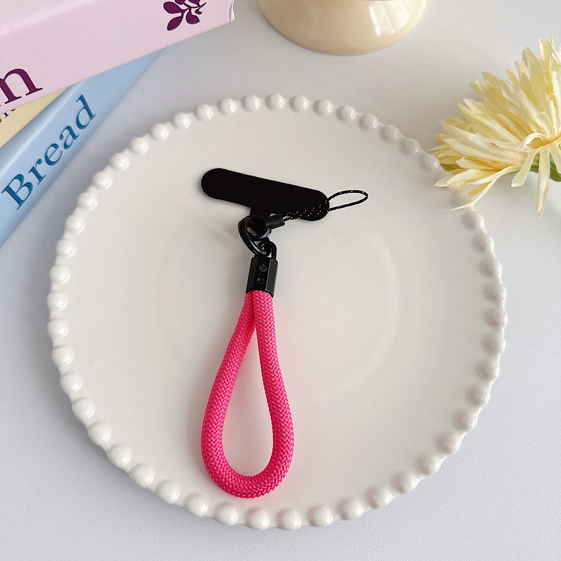 Teléfono móvil de nylon tejido corto con clip multifuncional bolso portátil colgante accesorios colgante universal