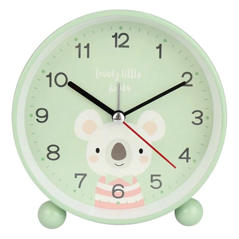 Настольные часы с изображением животных для детей и студентов, электронный подарок, 4.5inch ночника, бесшумный будильник с функцией сканирования, бесшумный будильник