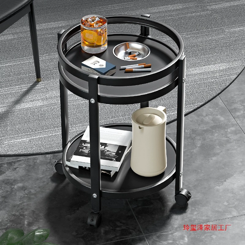 Мафейный столик, двухслойный кофейный столик для шахмат и карточек, пепельница, чайная полка, столик для маджонга, приставной столик, чайный столик, роскошный круглый журнальный столик