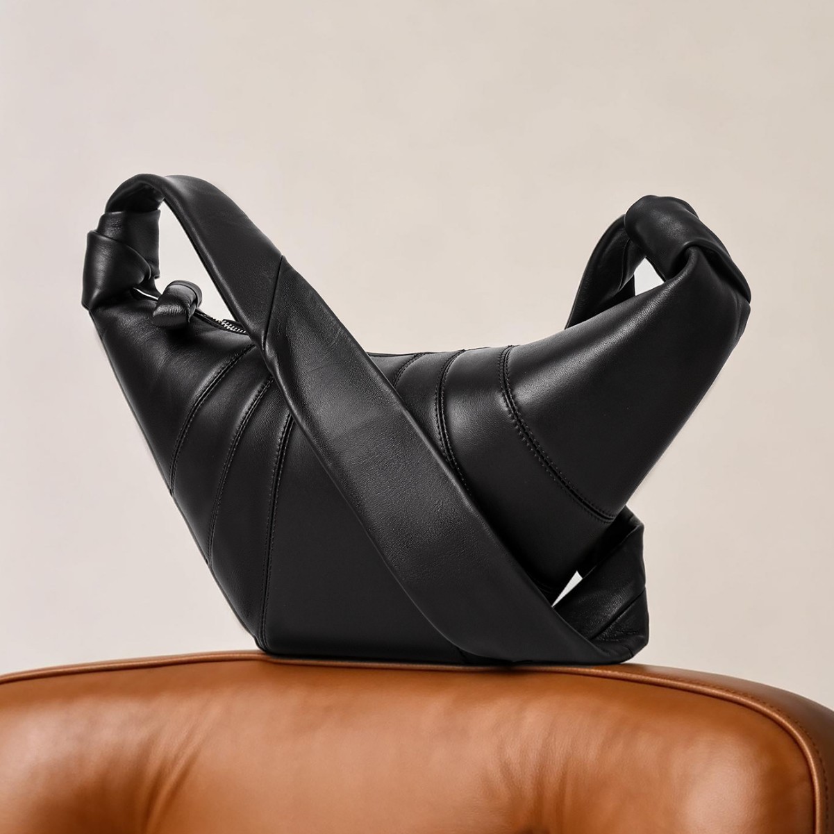 French Minimalist Croissant Bag