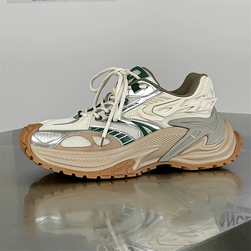 Tide, shoes for men and women, breathable high casual footwear platform