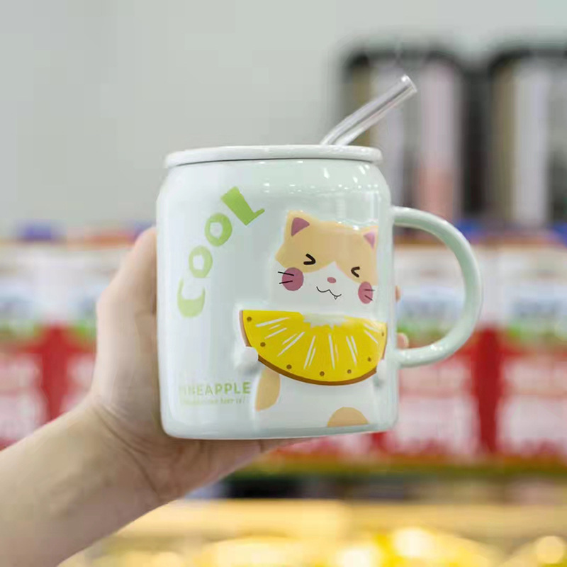 De alto aspecto en relieve Taza de cerámica taza de café taza de agua de publicidad regalo al por mayor para actividades empresariales