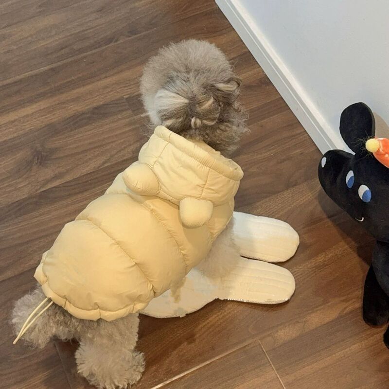 Pet Clothing Autumn and Winter Style Dog Cotton Vest Schnauzer Teddy Bichon Pomeranian Cat Fleece Vest