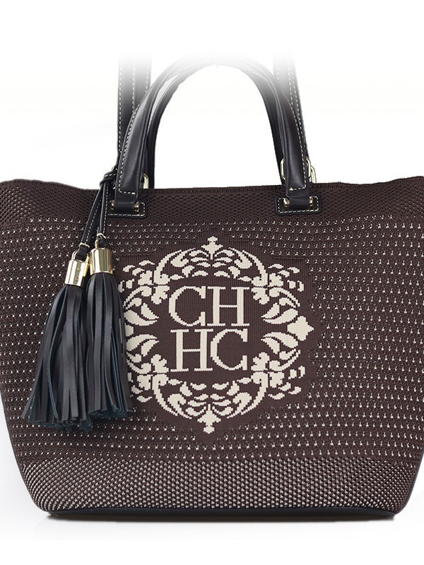 KJC2025 nuevo producto nicho de tejido de mano bolsa