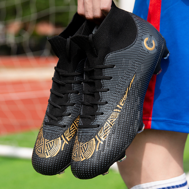 Zapatos de fútbol transfronterizo de fútbol de interior y exterior de alta zapatos de fútbol para hombres de uñas largas FTSG de entrenamiento de uñas rotas zapatos de fútbol inferior