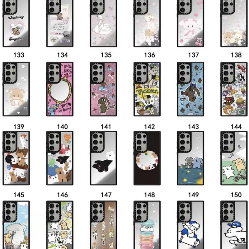 [General plan tide brand] magnetic attraction Samsung mirror for S25U mobile phone case S24/S23u all-inclusive anti-fall protective cover