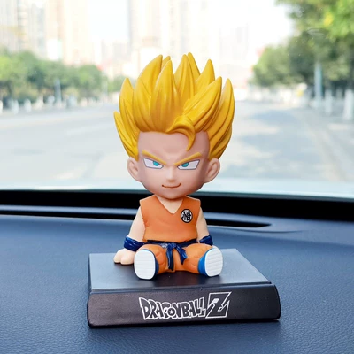 Car ornaments: Bobblehead Dolls, Car Interior - -shaking-head-saiyan