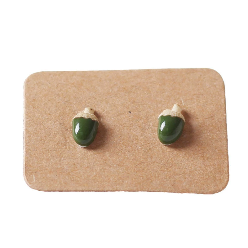 Genuine accessory, fresh small earrings, silver 925 sample