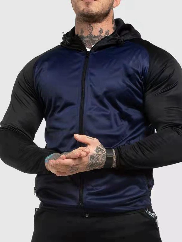 (Cross-border trading), sports sports suit for gym, fitted hoody, jacket, European style, for running