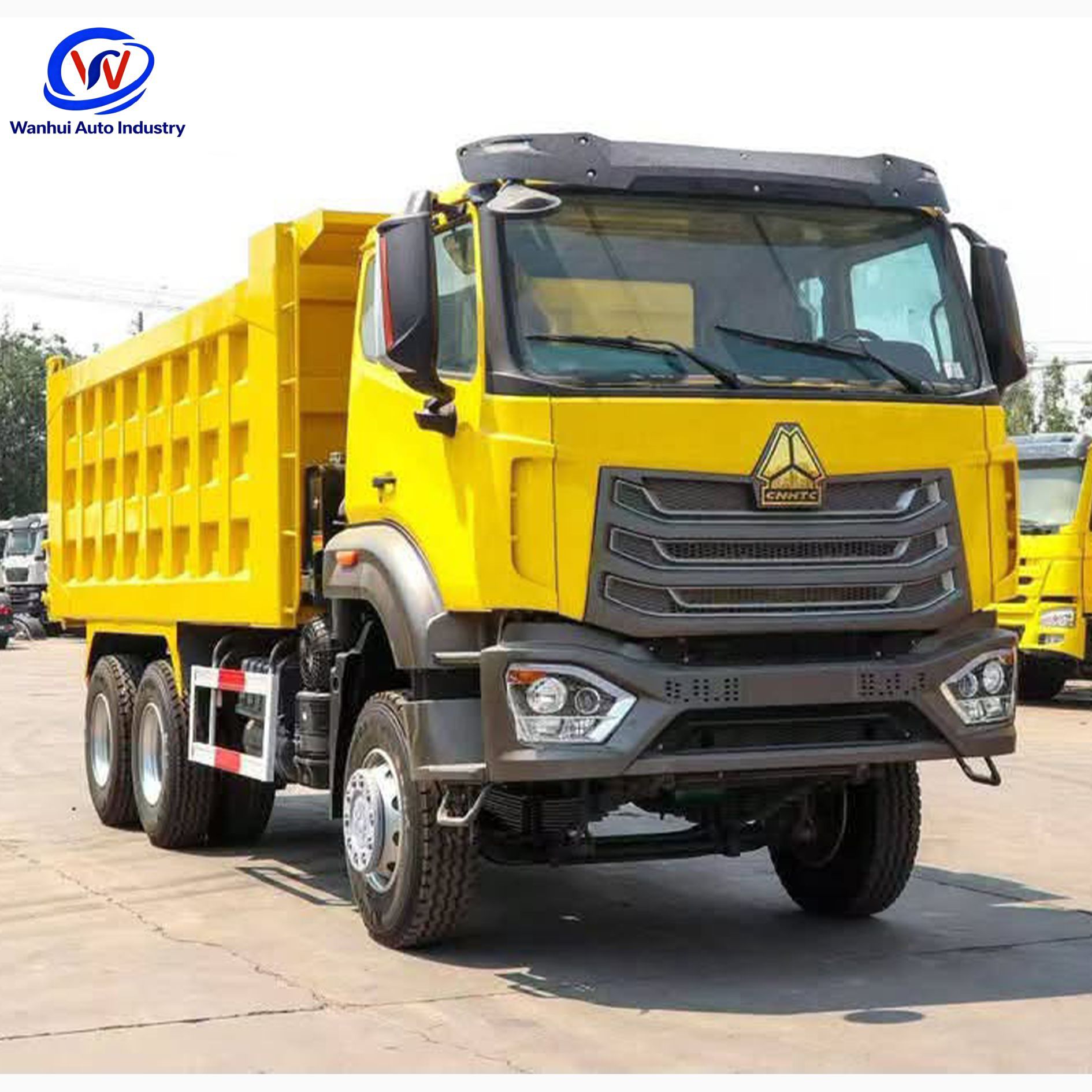 HOWO NX Haohan 6*4 Dump Truck, Euro II mechanical pump, large pump tipper truck, can be made for right-hand drive export