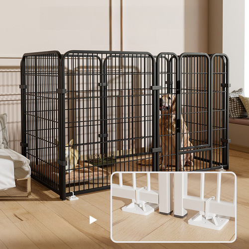 Dog Crate, Dog Fence, Indoor/Outdoor Small/Medium/Large Dog Pet Barrier Free Combination Isolation Training Potty Crate