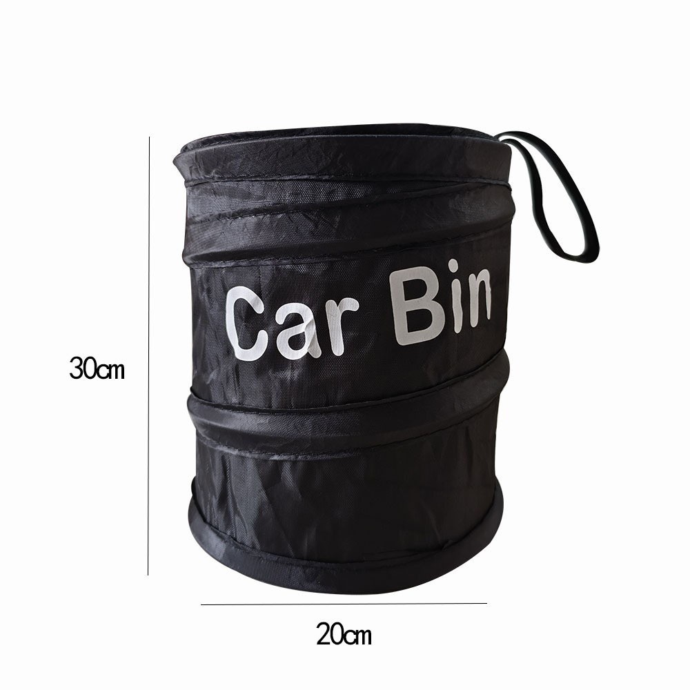 Ventas transfronterizas en caliente mini contenedor de basura plegable co-piloto de tela oxford contenedor de basura de automóviles para uso interno