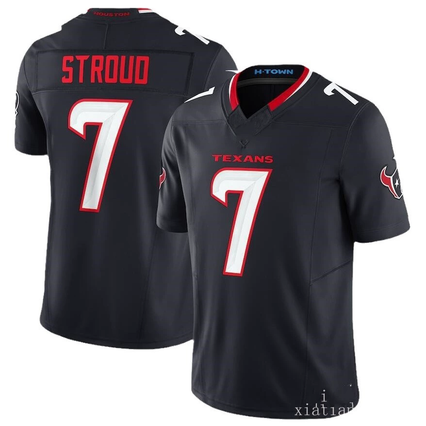 Футболка ретро Texans №7# STROUD 51# 3# 24# 12#