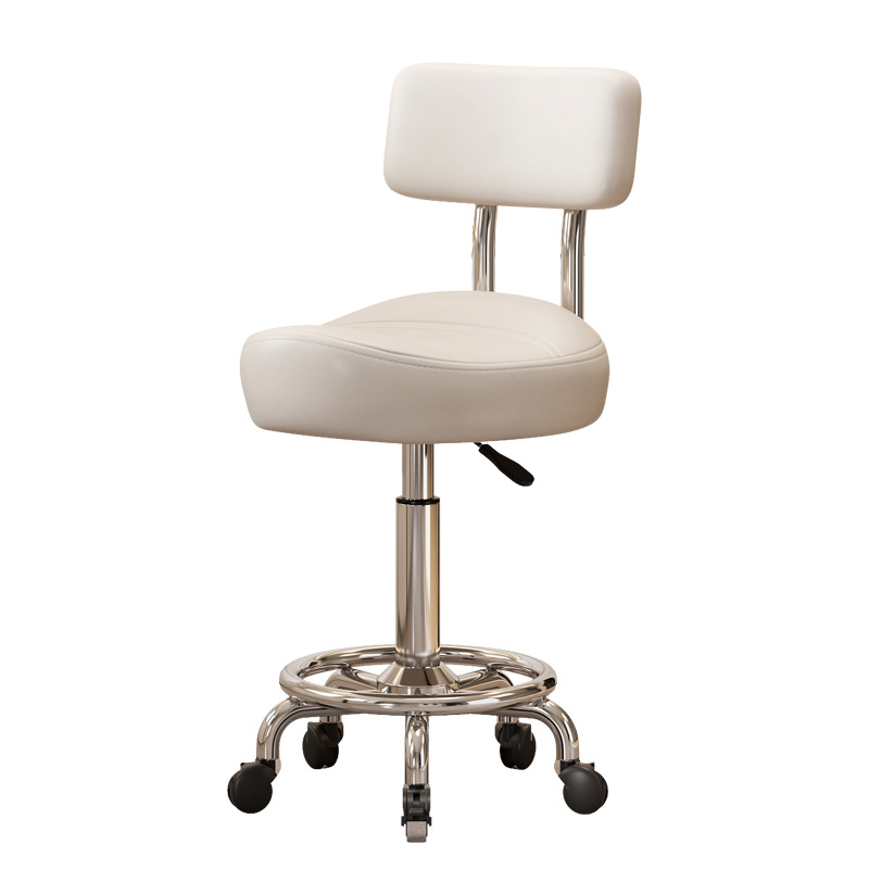 Mover la silla de la barra de elevación cómoda silla de peluquería cocina silla giratoria respaldo de la recepción caja registradora gran taburete silla de montar