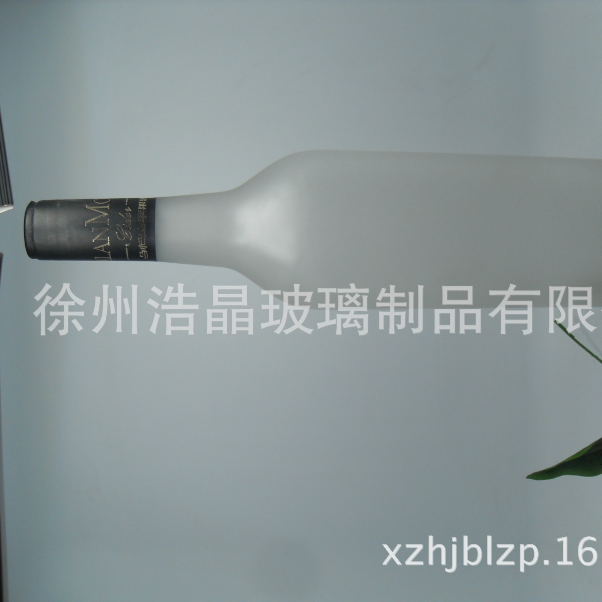 出口外贸一升红酒瓶磨砂酒瓶1000ml苹果醋玻璃瓶葡萄酒瓶厂家