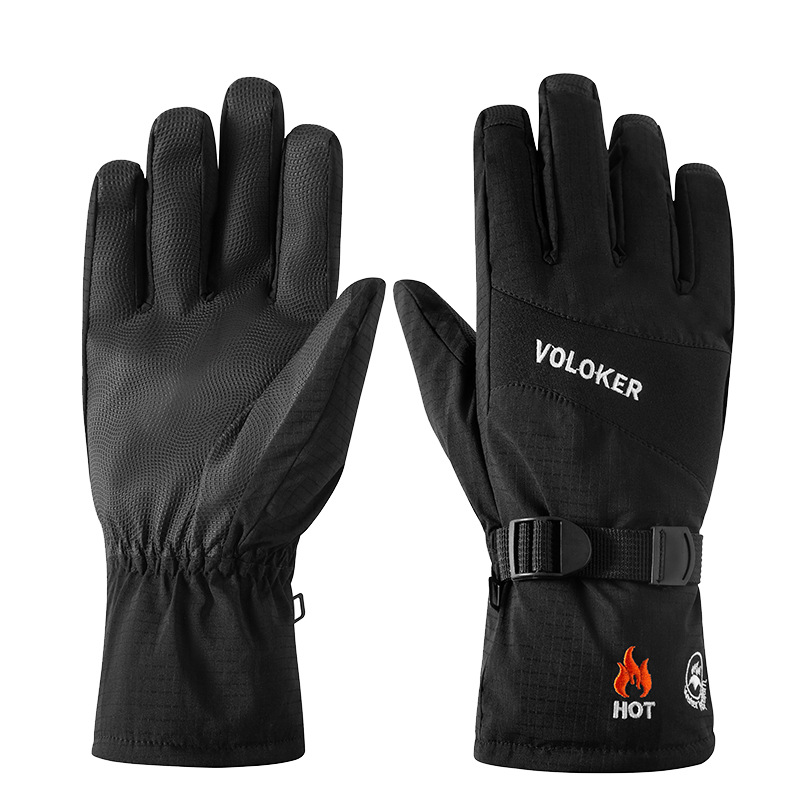 Gloves Men's ski gloves Warm gloves Winter gloves Cycling gloves Cycling touch screen gloves with fleece_voghion.com