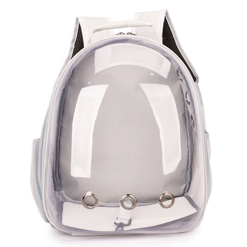Handheld space backpack, transparent dome design, portable 0.98 kg