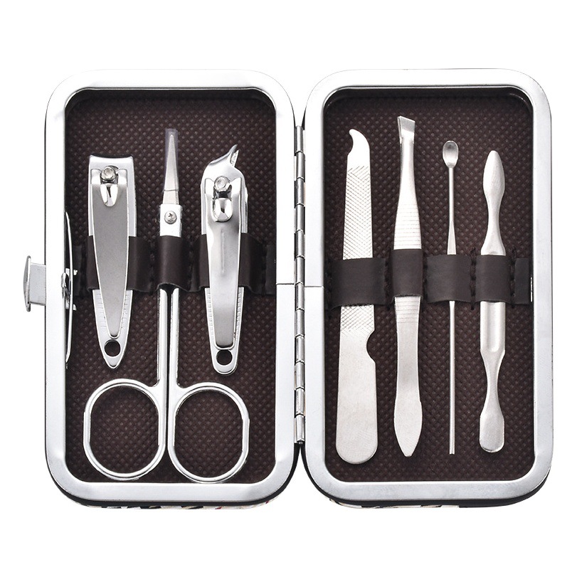 Portable nail clippers suit 7-piece manicure suit nail clippers nail clippers beauty set Business Gifts Wholesale