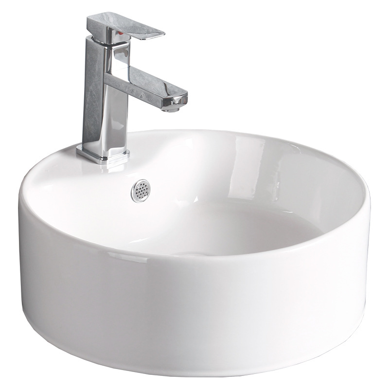 Guangdong Chaozhou ronda mesa cuadrada cuenca Foshan arte de cerámica cuenca lavabo de cerámica fábrica al por mayor