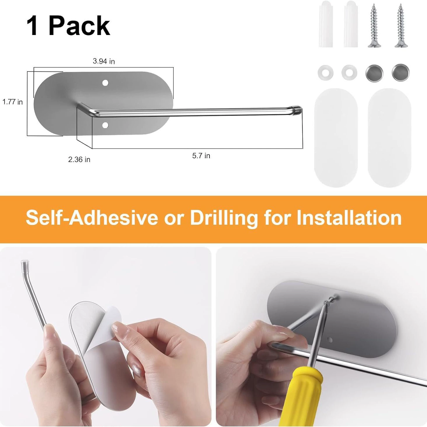 Стеклянная крышка, влажные салфетки из нержавеющей стали, туалетная бумага, трубопровод