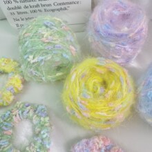 DIY��ɫ���ֹ�����ë�� ���ƻ쾀50g�ֻ쾀��ë��С�t������ͬ��