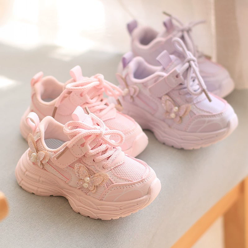 Детская обувь для девочек спортивная обувь детская дышащая сетка обувь весенняя осень обувь для папы мягкая подошва легкая повседневная обувь