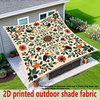 Floral Gradient Color Outdoor | Avtomobil yan çətirləri - zyb-447-150150cm