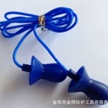 厂家一手货源大量批发钟型带塑料绳防噪音耳塞