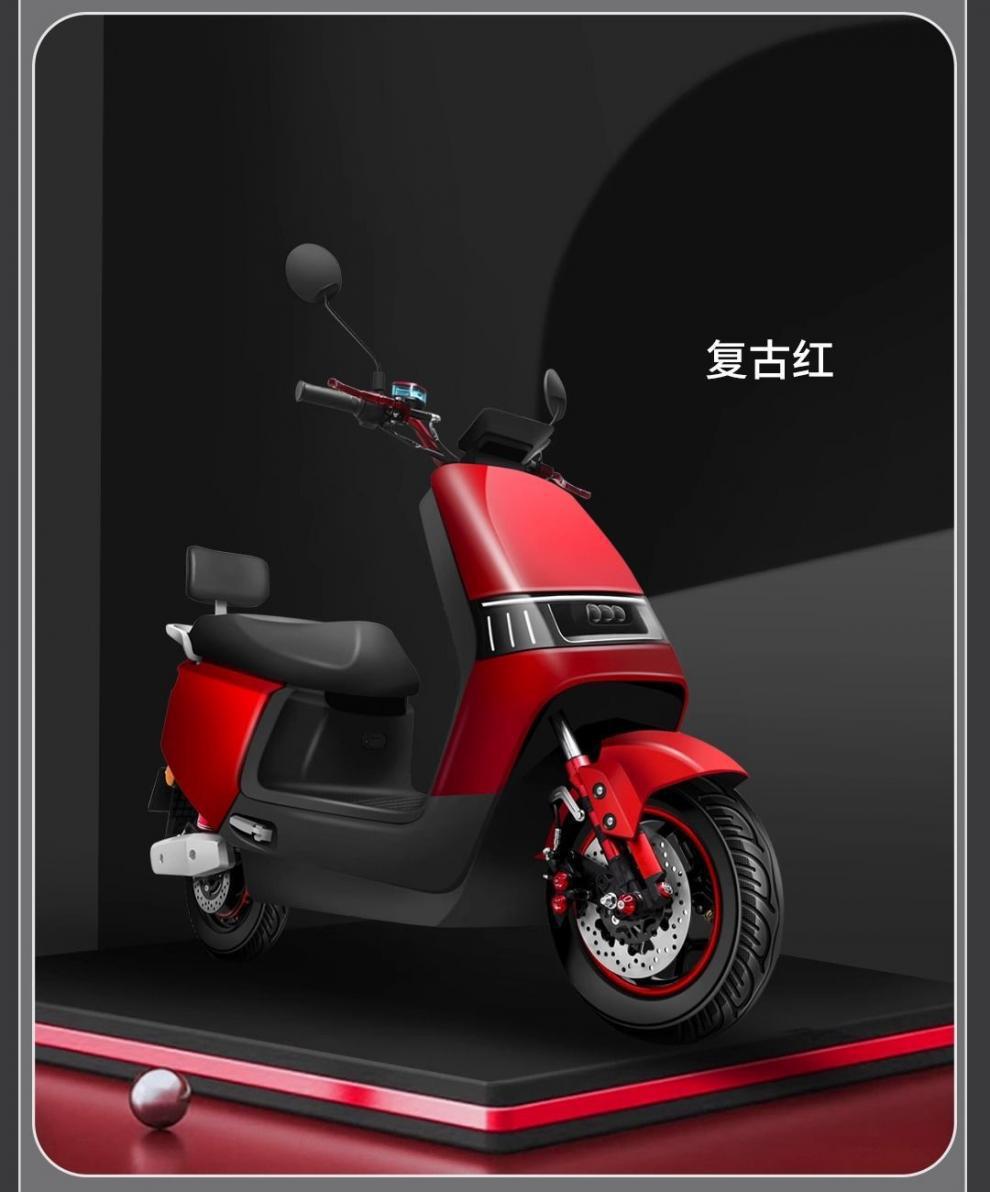 Electric Motorcycle for Home Use, High-Speed Long-Distance